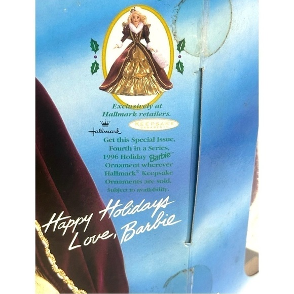 Barbie Vintage 1996 Happy Holidays RARE Barbie Doll by Mattel Collectors Dream - Picture 4 of 7